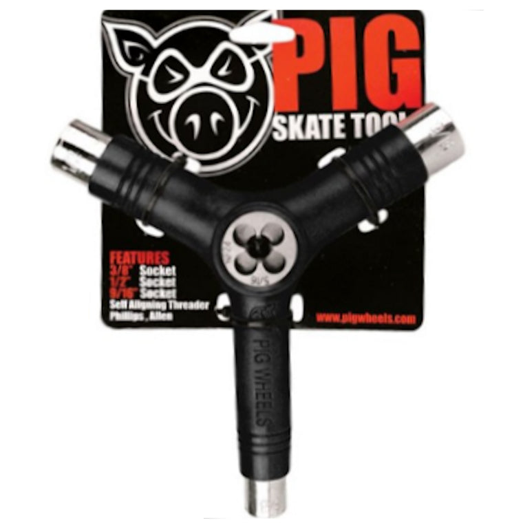 Pig Rethreader Skate Tool Black