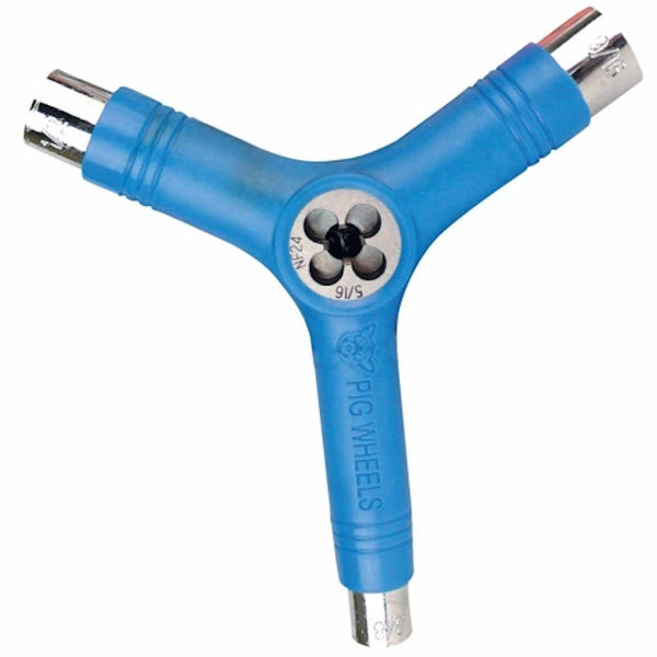 Pig Rethreader Skate Tool Blue