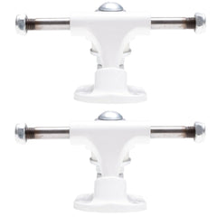 The Heated Wheel Polarizer Trucks Mini White 4.5"