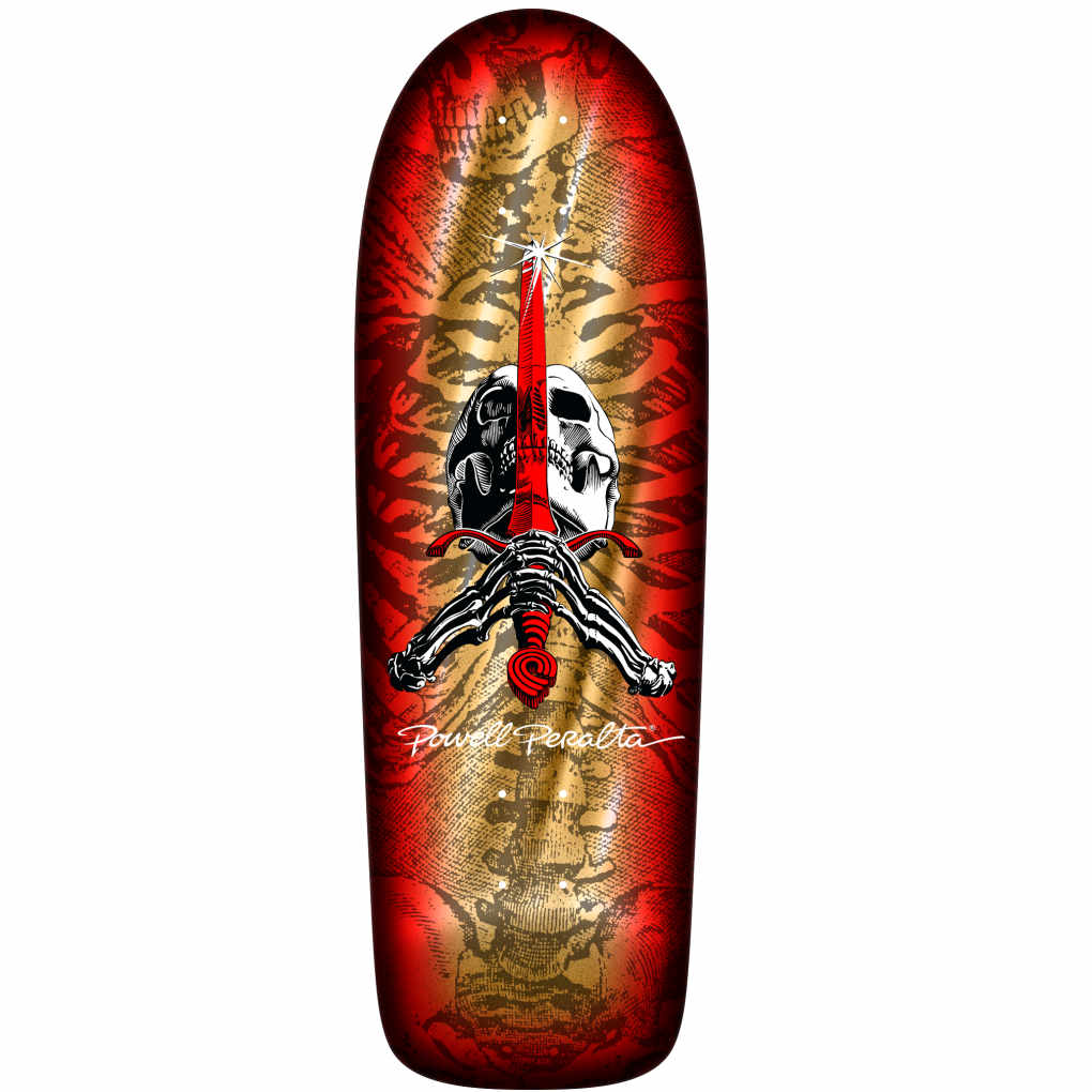 Powell Peralta Rodriguez OG Skull And Sword Gold Foil 10"