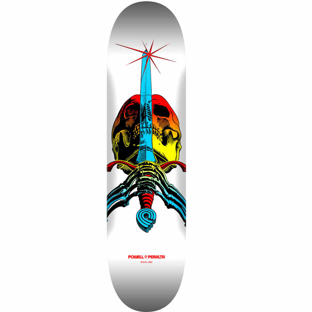 Powell Peralta Skull And Sword Fade 8.25"