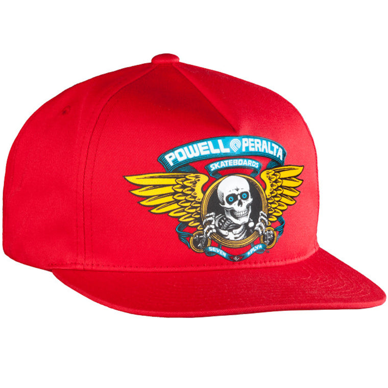 Powell Peralta Winged Ripper Snapback Red