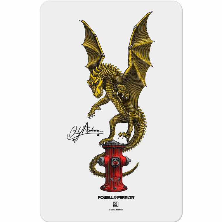 Powell Peralta Sticker Anderson Hydrant Dragon