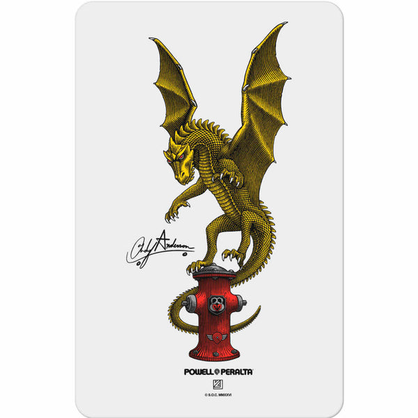 Powell Peralta Sticker Anderson Hydrant Dragon