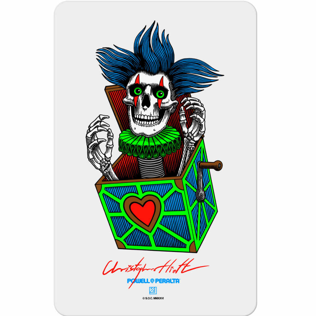 Powell Peralta Sticker Hiett Skull