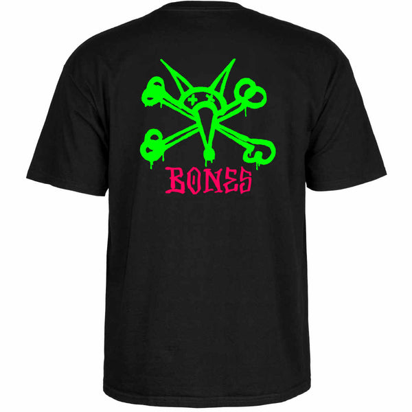 Powell Peralta Rat Bones Blacklight Tee Black