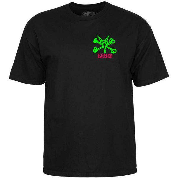 Powell Peralta Rat Bones Blacklight Tee Black