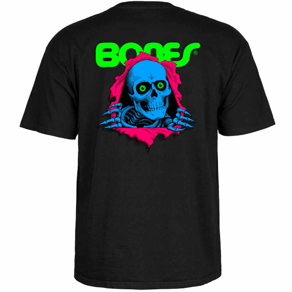 Powell Peralta Ripper Blacklight Tee Black