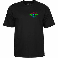 Powell Peralta Winged Ripper Blacklight Tee Black
