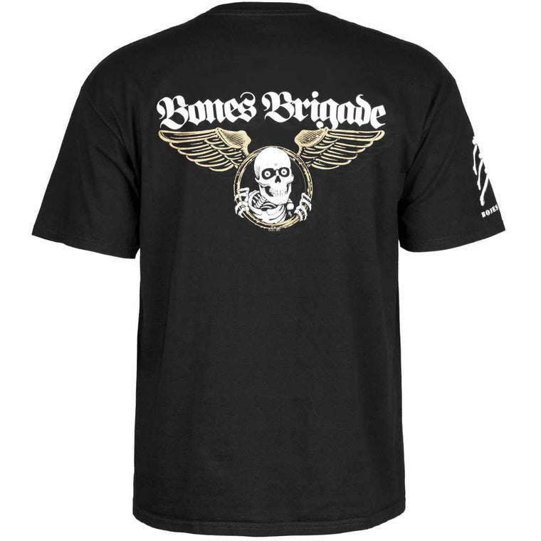Powell Peralta Bones Brigade Autobiography Tee Black Medium ONLY