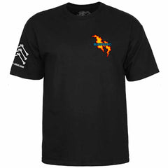 Powell Peralta Bones Brigade Guerrero Tee Black Medium ONLY