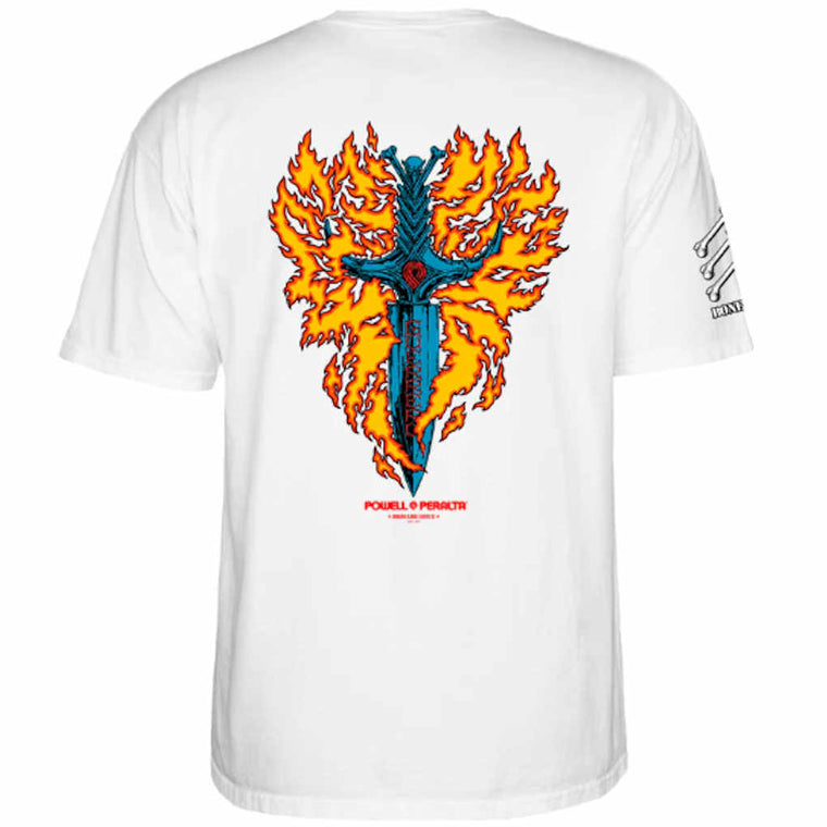 Powell Peralta Bones Brigade Guerrero Tee White