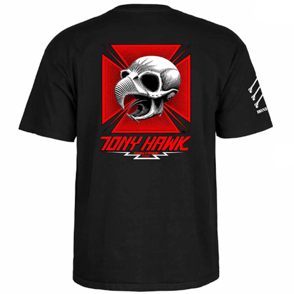 Powell Peralta Bones Brigade Hawk Tee Black