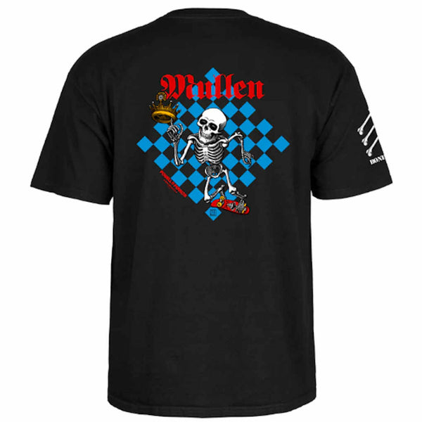Powell Peralta Bones Brigade Mullen Tee Black Medium ONLY