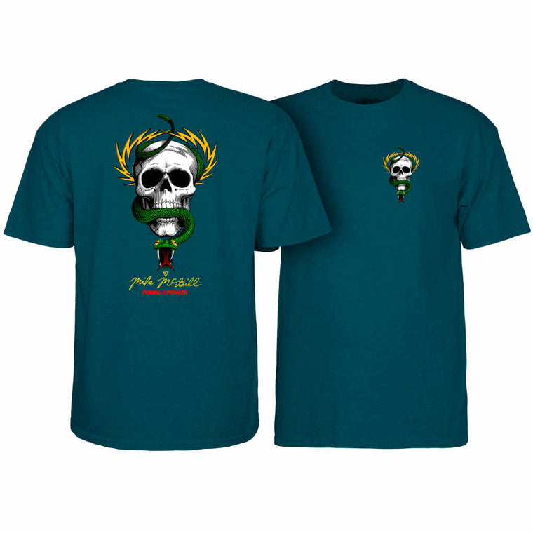 Powell Peralta McGill Skull & Snake Tee Midnight Teal