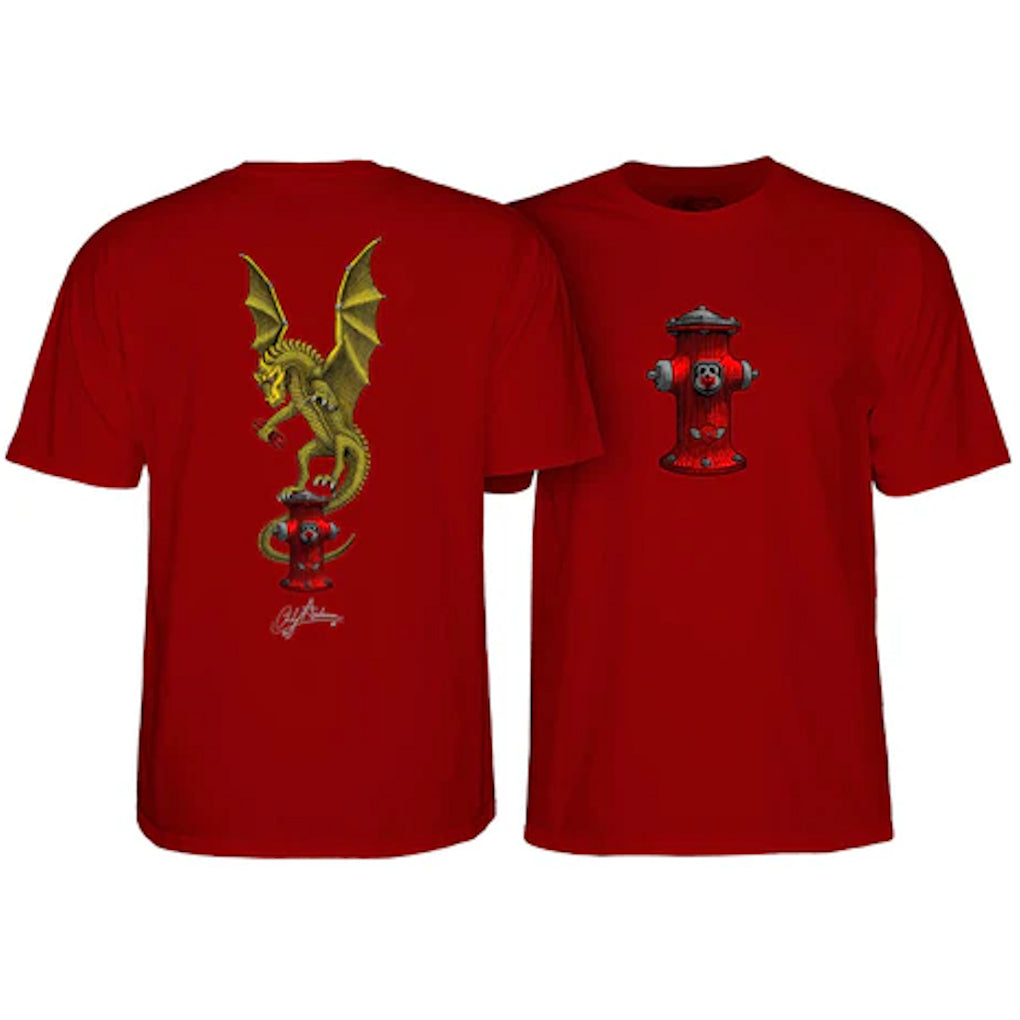 Powell Peralta Anderson Vajra Tee Garnet