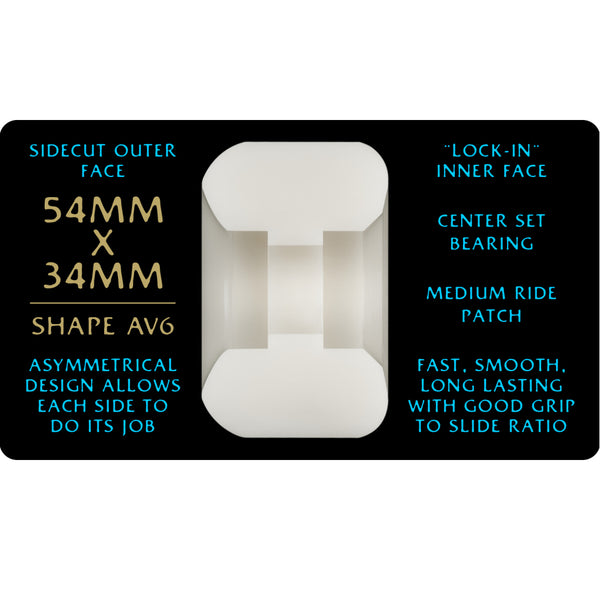 Powell Peralta Dragon Nano Rats AV6 Asymmetrical 97A 54mm