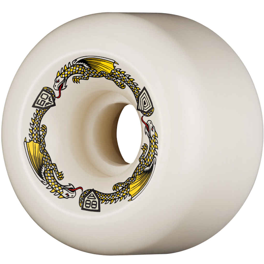Powell Peralta Dragon Formula 88A 60mm White