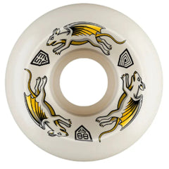 Powell Peralta Dragon Formula Nano Rats 88A 53mm White