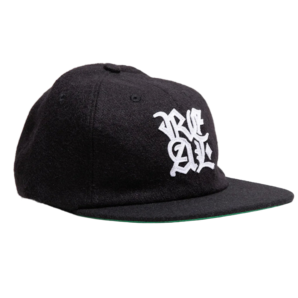 Real Stacked Snapback Black