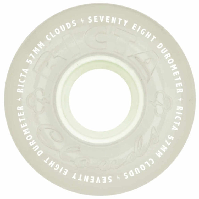 Ricta Wheels Clouds 78A 57mm Glow Aqua Blue
