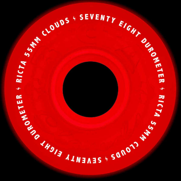 Ricta Wheels Clouds 78A 55mm Glow Red