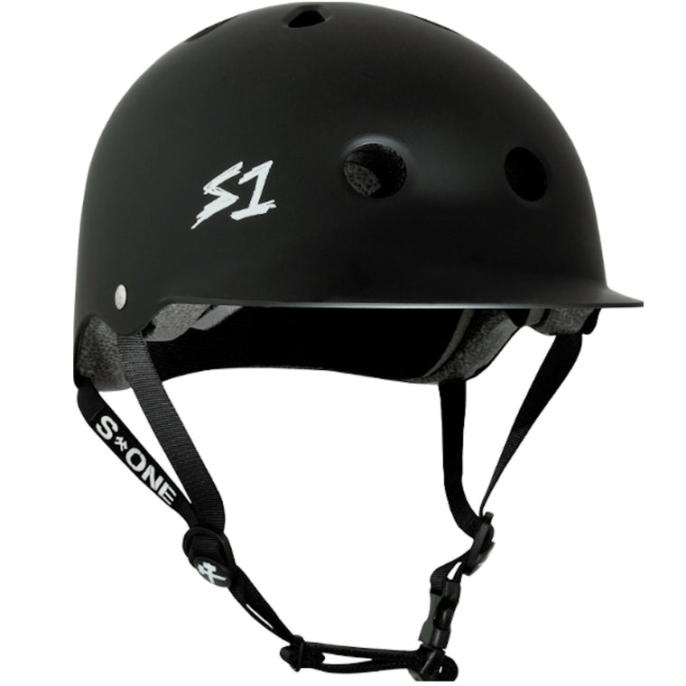 S-One Helmet Lifer CSPC Certified With Brim Black