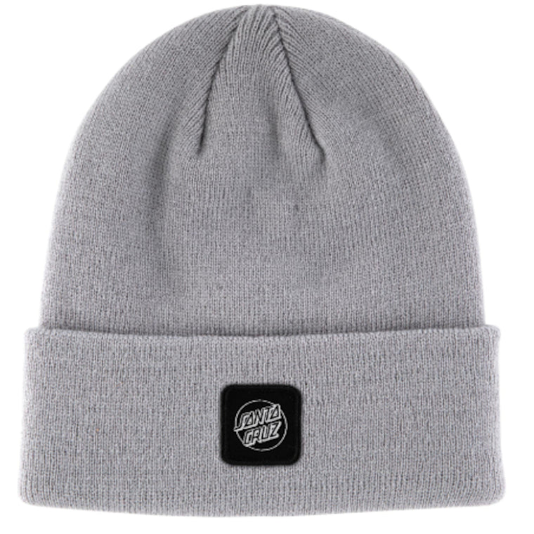 Santa Cruz Cruz Label Beanie Silver
