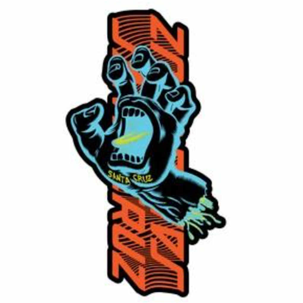 Santa Cruz Sticker Split Strip Hand