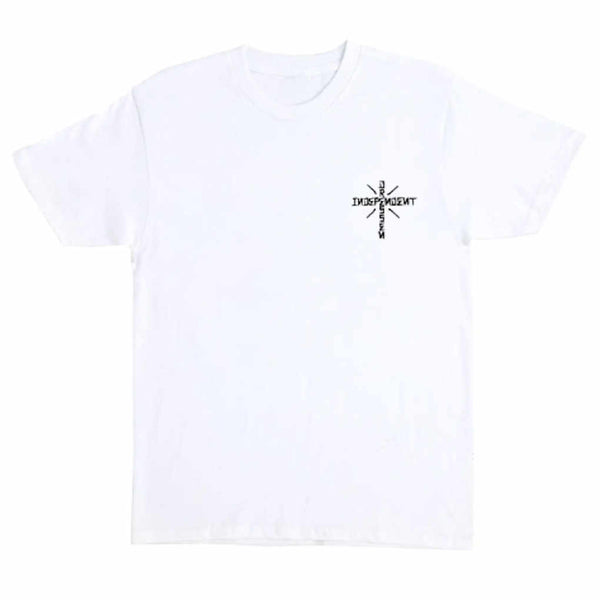 Santa Cruz Dressen Skull Rose Tee White
