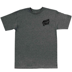 Santa Cruz Concrete Slasher Tee Dark Grey Medium ONLY