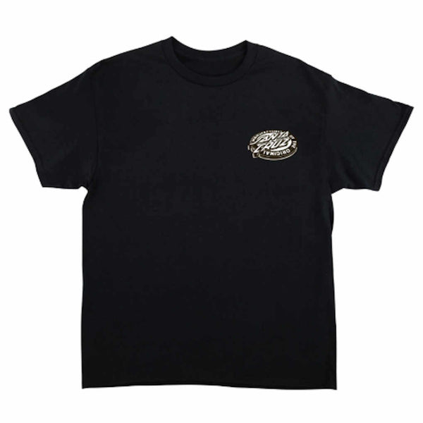 Santa Cruz Natas Sketch Panther Tee Black
