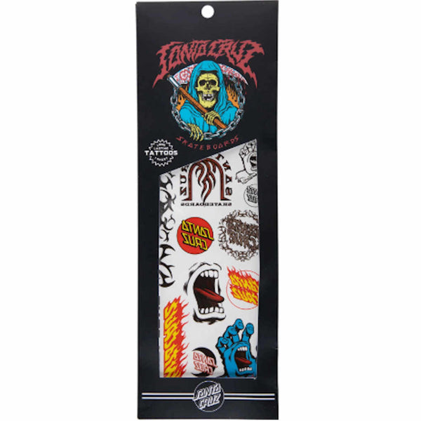 Santa Cruz Tatted Temporary Tattoo Set