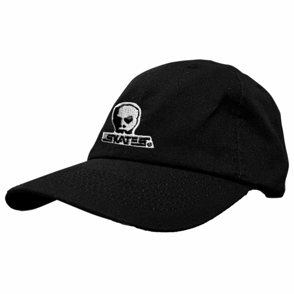Skull Skates Dad Cap Embroidered Logo Black