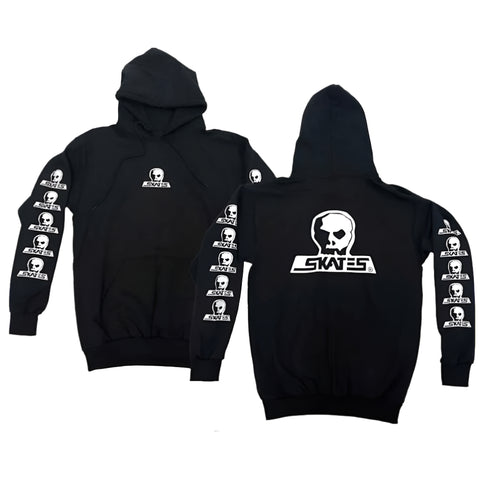 トップス 165 SKULL SKATES  Skull Hooded Top Skull Skates Hoodie Skull Logo Black – Hammer Skateboard