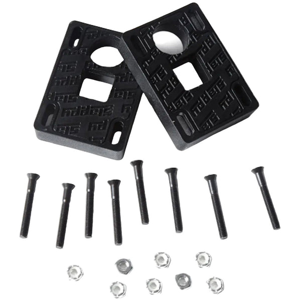 Slappy Big Blocks Riser Pads 3/4" Black With Hardware
