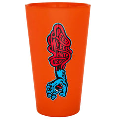 Speed Wheels Pint Glass Screaming Hand OJ