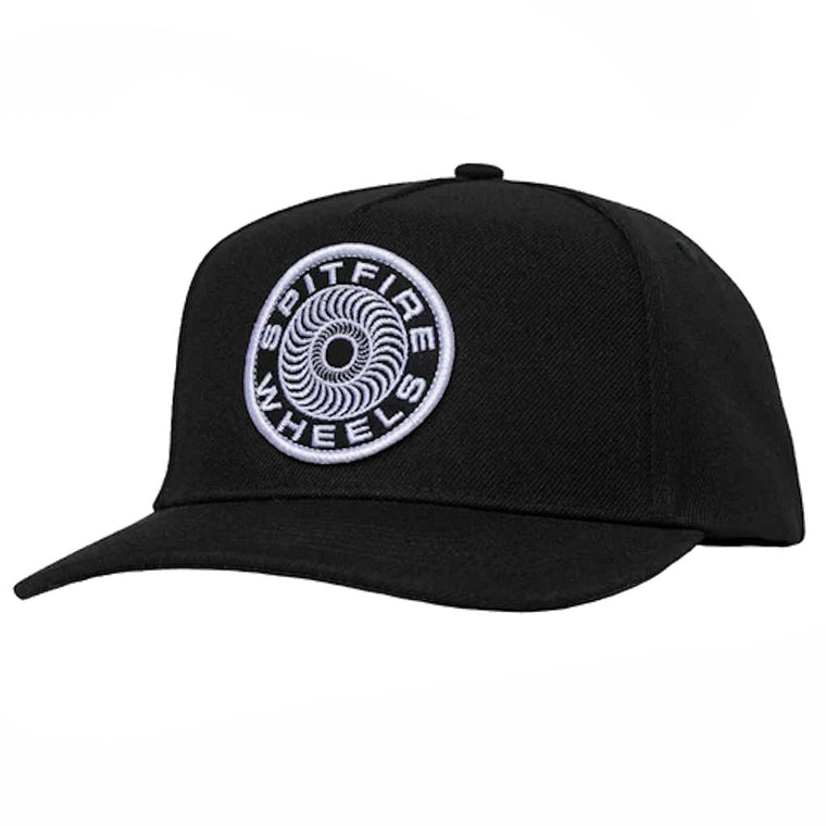 Spitfire Classic 87 Swirl Patch Snapback Black