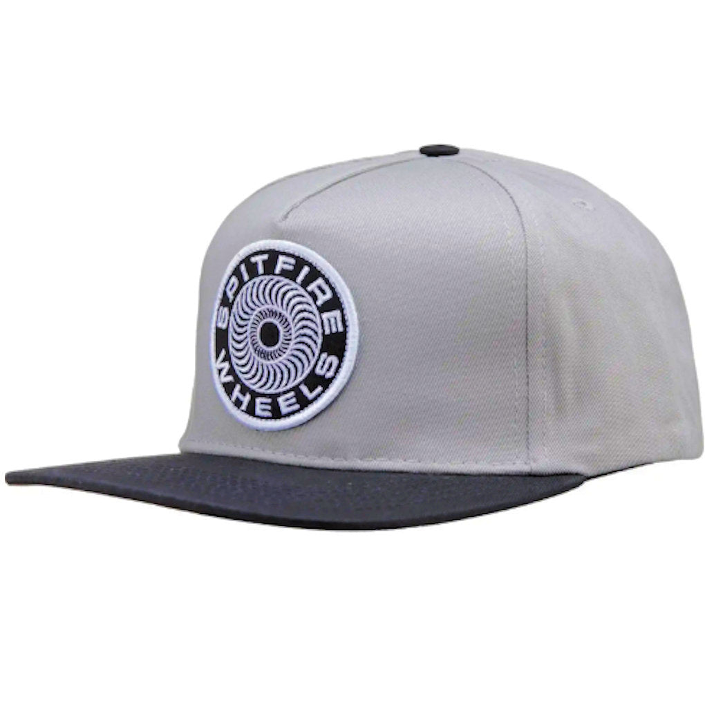 Spitfire Classic 87 Swirl Patch Snapback Grey Black
