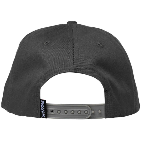 Spitfire Courier Patch Snapback Charcoal Black