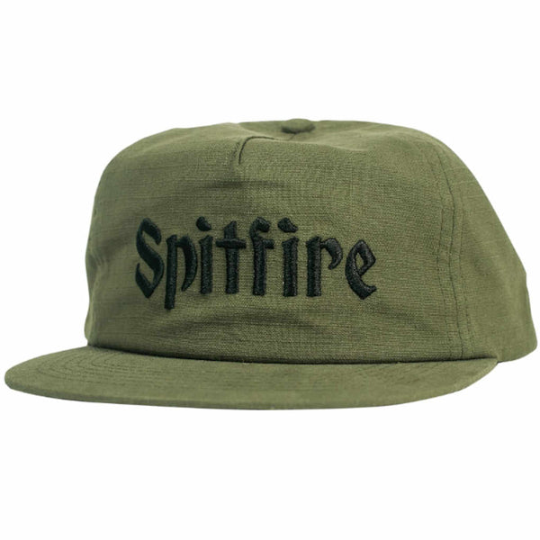 Spitfire Molotov Script Snapback Olive Black