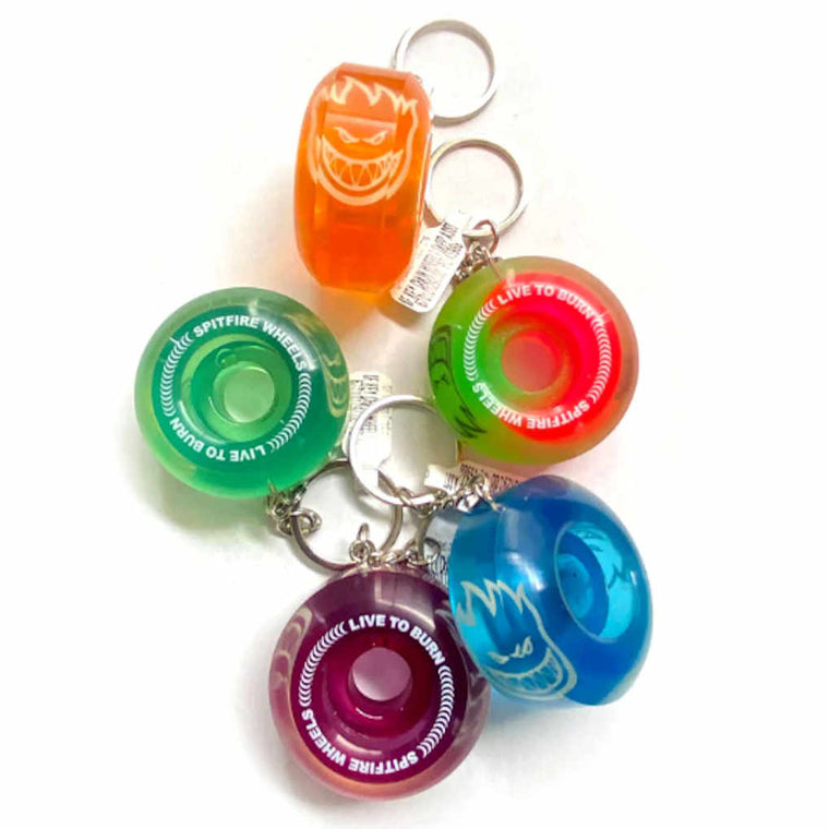 Spitfire Mini Wheel Keychain Sapphire