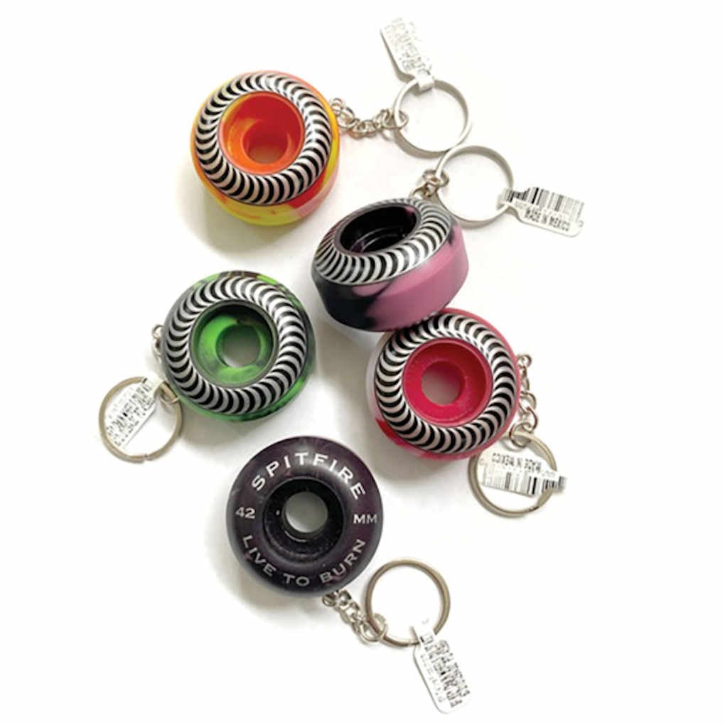 Spitfire Mini Wheel Keychain Swirl