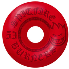 Spitfire Wheels Burners 99A 53mm Red