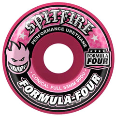 Spitfire Wheels F4 Full Conical 99A 53mm Pink