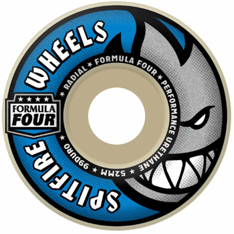 Spitfire Wheels F4 Radial 99A 52mm