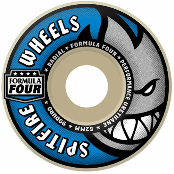 Spitfire Wheels F4 Radial 99A 52mm