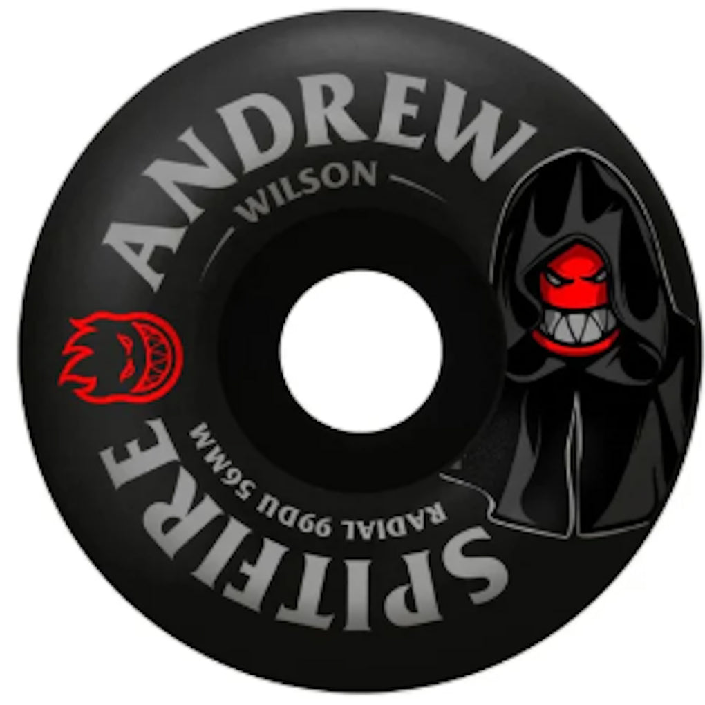 Spitfire Wheels F4 Radial Burn Squad Wilson 99A 56mm Black