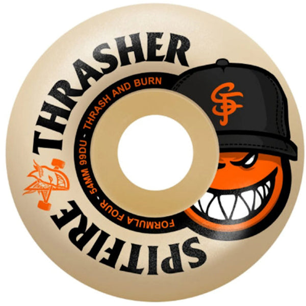 Spitfire Wheels F4 Full Radial Thrasher The City 99A 54mm