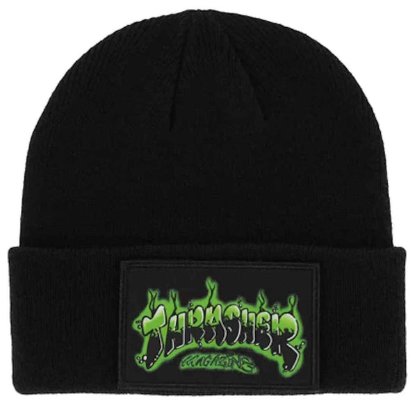 Thrasher Airbrush Beanie Black
